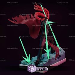 Undyne Undertale Digital Sculpture