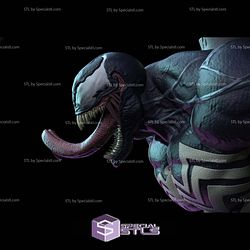 Venom on Wall V2 3D Printing Figurine