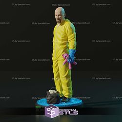 Walter White Breaking Bad Yellow Suit Digital Sculpture