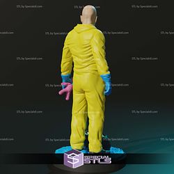 Walter White Breaking Bad Yellow Suit Digital Sculpture