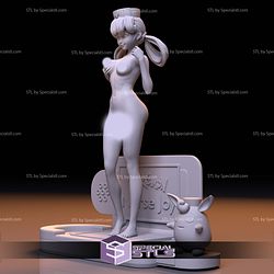 Wigglytuff and Nurse Joy NSFW Pokemon Digital Sculpture