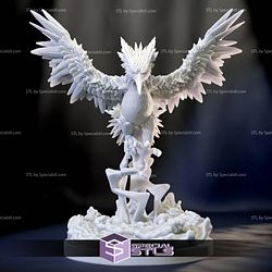 Zapdos Thunder Bird Kaiju Fanart Digital Sculpture
