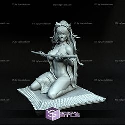 Ninja Woman NSFW STL Files 3D Model