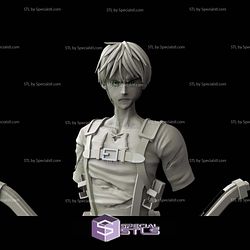 Eren Yeager Human Form Bust STL Files
