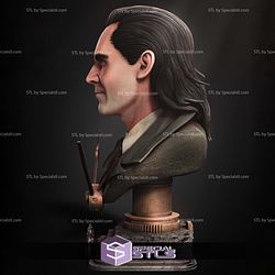 Loki TVA Portrait Bust 3D Printing Figurine