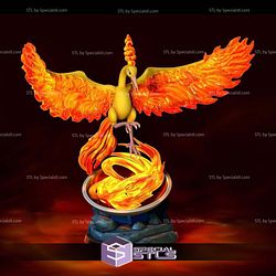 Moltres Diorama Pokemon STL Files