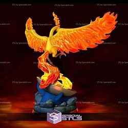 Moltres Diorama Pokemon STL Files