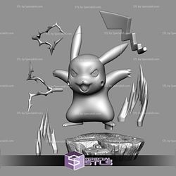Pokemon Collection - Pikachu Attack STL Files