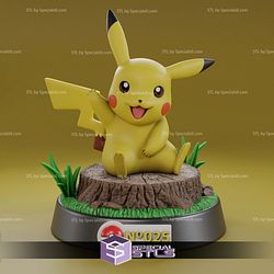 Pokemon Collection - Pikachu Sitting STL Files
