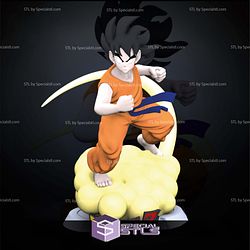 Goku Cloud Digital STL Sculpture