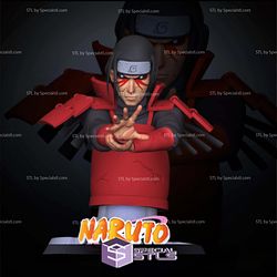 Hashirama Naruto Bust Digital STL Sculpture