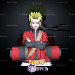 Naruto Sage Mode Bust Digital STL Sculpture
