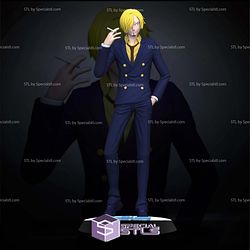 Sanji Basic One Piece Digital STL Sculpture