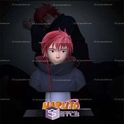 Sasori Naruto Bust Digital STL Sculpture