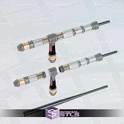 Cosplay STL Files Baton Lightsaber 3D Print