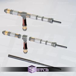 Cosplay STL Files Baton Lightsaber 3D Print