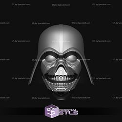 Cosplay STL Files Creepy Vader Helmet 3D Print