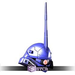 Cosplay STL Files Gundam Kampfer Helmet 3D Print