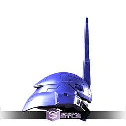 Cosplay STL Files Gundam Kampfer Helmet 3D Print