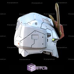 Cosplay STL Files Gundam Zeta Helmet 3D Print