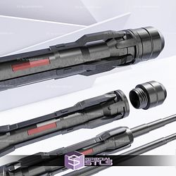 Cosplay STL Files Kylo Ren Concept Lightsaber 3D Print