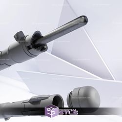 Cosplay STL Files Kylo Ren Concept Lightsaber V2 3D Print