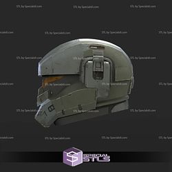 Cosplay STL Files Halo Soldier Helmet 3D Print