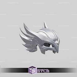 Cosplay STL Files Hawkgirl Helmet 3D Print