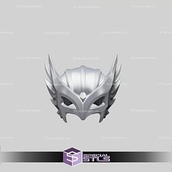 Cosplay STL Files Hawkgirl Helmet 3D Print