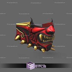 Cosplay STL Files Wolverine Oni Mask 3D Print