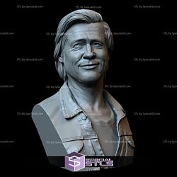 Bust Portrait STL Collection - Brad Pitt Once Upon a Time in Hollywood