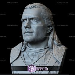 Bust Portrait STL Collection - Geralt of Rivia from The Witcher