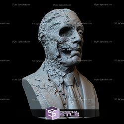 Bust Portrait STL Collection - Gustavo Fring Face Off Version