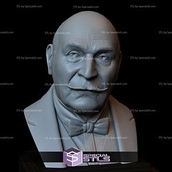Bust Portrait STL Collection - Hercule Poirot David Suchet
