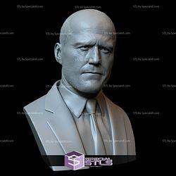 Bust Portrait STL Collection - Jason Statham