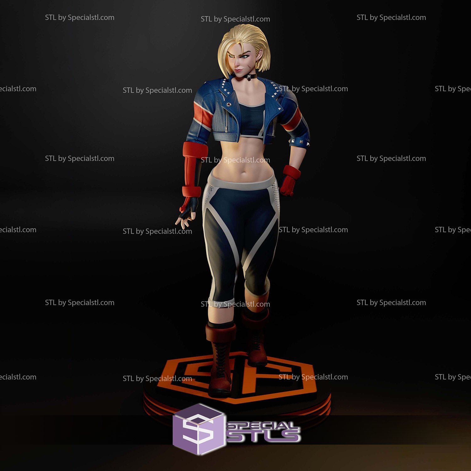thumbnail image 2 of Cammy Street Fighter 6 Digital Sculpture 2 of 12