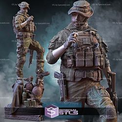 Captain Price Call of Duty STL Files