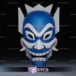 Cosplay STL Files Blue Spirit Mask From Avatar