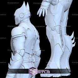 Cosplay STL Files Iron Bat Concept Full Body Armor