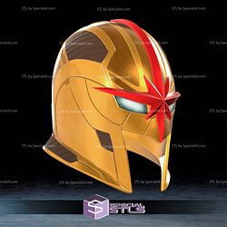 Cosplay STL Files Nova Golden Helmet