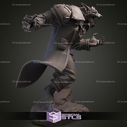 Genn Greymane Wolf Warcraft Digital Sculpture