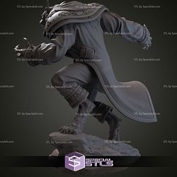 Genn Greymane Wolf Warcraft Digital Sculpture