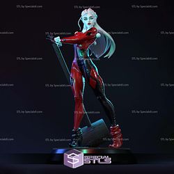 Harley Quinn High Detail Classic Digital Sculpture