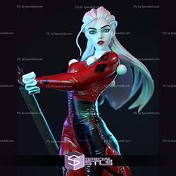 Harley Quinn High Detail Classic Digital Sculpture