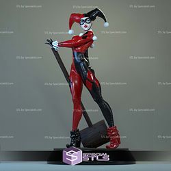 Harley Quinn High Detail Classic Digital Sculpture