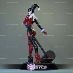 Harley Quinn High Detail Classic Digital Sculpture