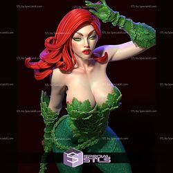 Poison Ivy High Detail Digital Sculpture