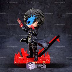 Ren Amamiya Joker Persona 5 Chibi 3D Print Model