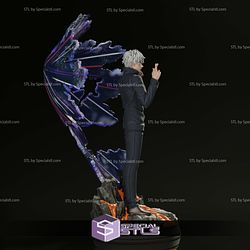Satoru Gojo Limitless Digital Sculpture Jujutsu Kaisen