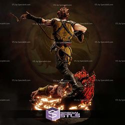 Scorpion Fire Battle Mortal Kombat Printable Models